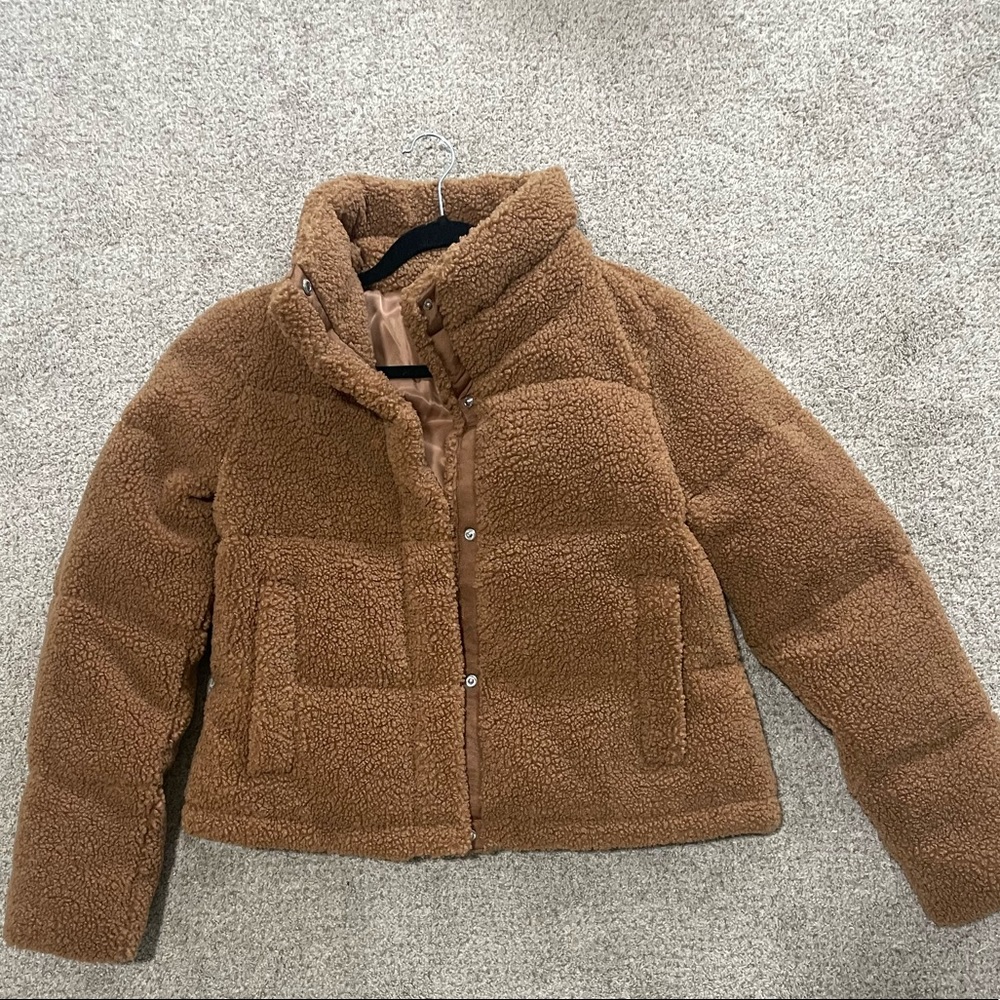 Abercrombie Sherpa puffer jacket